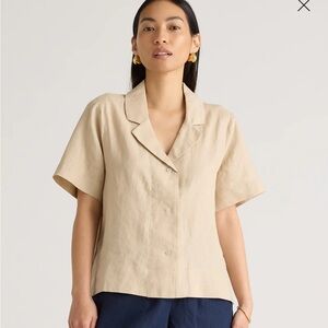 Quince 100% European Linen Short Sleeve Shirt